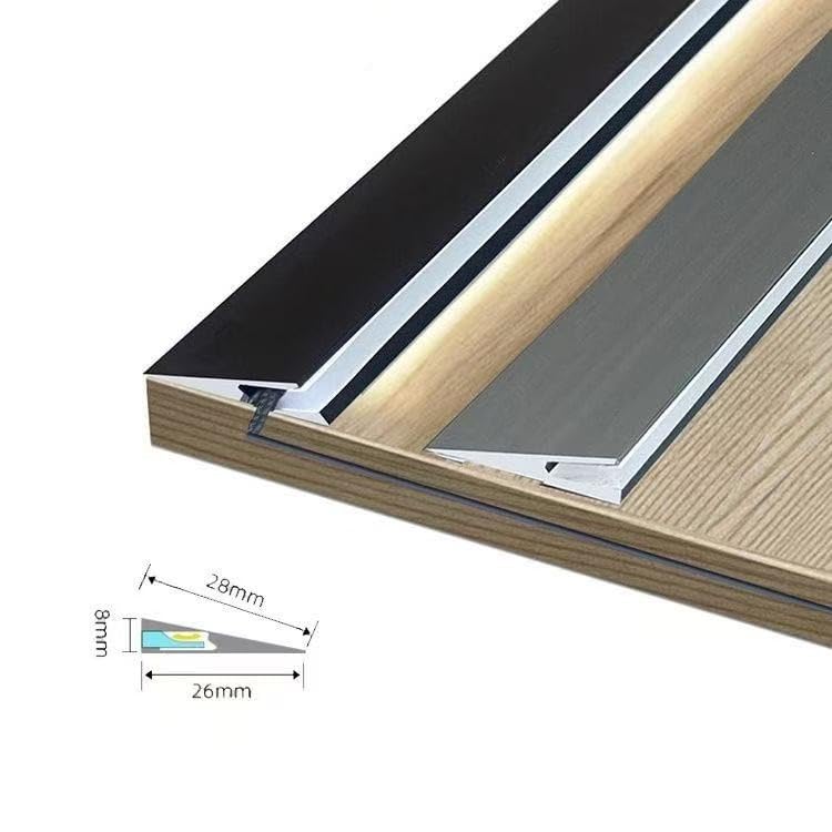 Perfil de aluminio para tira LED 50cm x5 miniatura 3