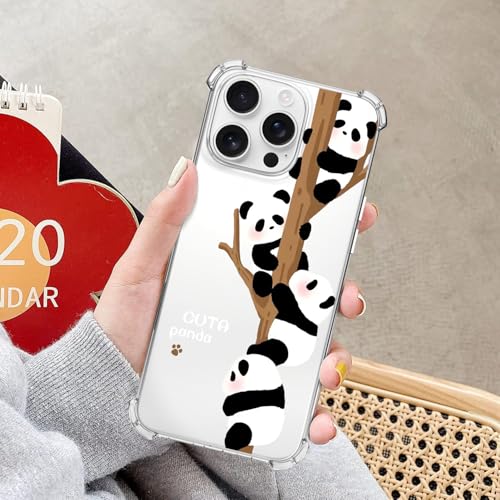 Coque panda iPhone 15 Pro Max protection flexible antichoc