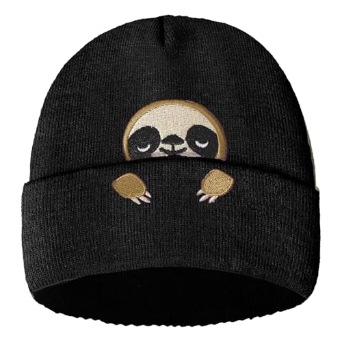 XIEXIESHER Faultier Mütze Beanie Hut Haube Geschenk für Frauen Damen...
