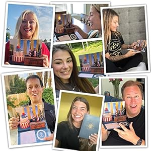 OUR FRIENDLY FOREST Pop Up Birthday Card with Light & Sound Features Real Donald Trump Voice Message for Men and Women, Parents, Couples (Cake) OUR FRIENDLY FOREST Pop Up Birthday Card with Light Sound Features Real Donald Trump Voice Message for Men and Women Parents Couples Cake