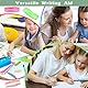 DBTW 20Stks Silikon Bleistift Griffe, Ergonomischer Schreibgriff, Mehrfarbige Kinder Schreibhilfe, Komfort Handschrift Griffe, Rutschfester Bleistift Haltegriff für Studenten Erwachsene
