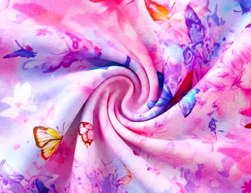 Image of Girls Swimsuits One-Piece Bathing Suits Multicolor Kids Sport Summer Beach Swimwear for 2-10 Years Old