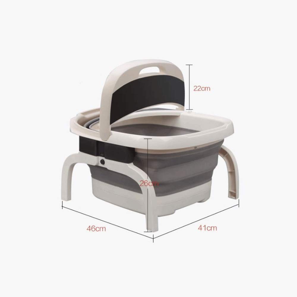 Pediluvio, Vaschetta per pediluvio pieghevole Pediluvio con riscaldamento elettrico Lavabo automatico Pedicure domestico Barile per pediluvio Vaschetta per pediluvio con riscaldamento a temperatura