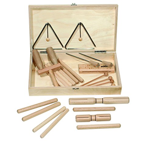 Goldon 30110 Percussion Set 1 in Wooden Box (Pack of 16)