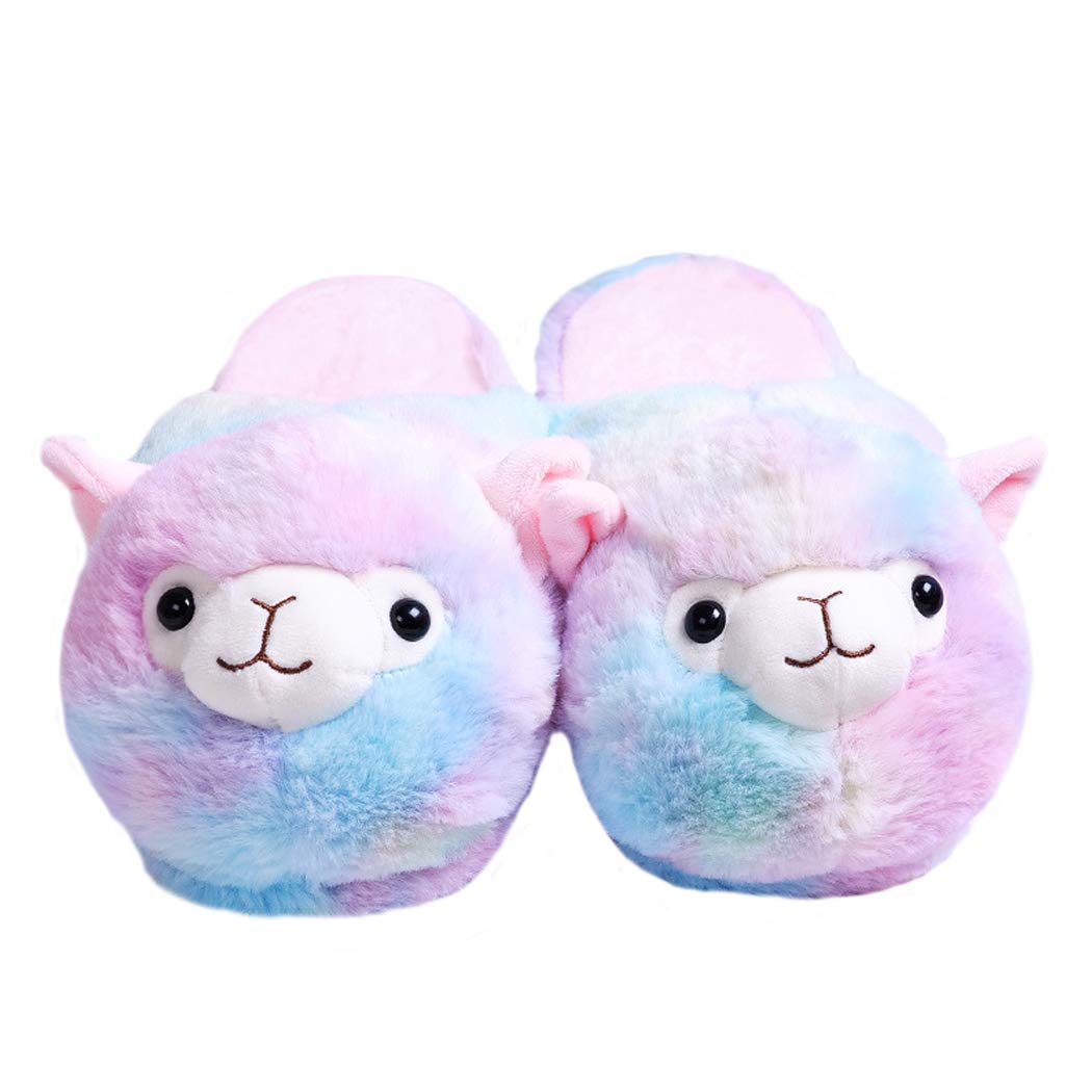 dressfan Lindas Unicornio Zapatillas Peluche Zapatillas Animale Zapatillas Unicornio Zapatillas niña Interior Zapatillas Espuma Zapatillas Niños Niñas