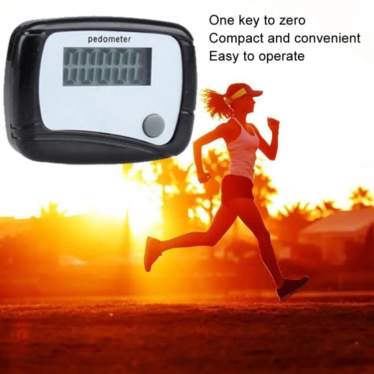 ELBME® Single Function Pedometer Single Key Running Electro-Mechanical Counter - Image 3 thumbnail