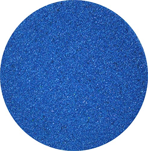 Farbsand Dekosand Blau 10 kg - Bastelsand Wetterfest Perlsand 0,5-1mm (EUR...