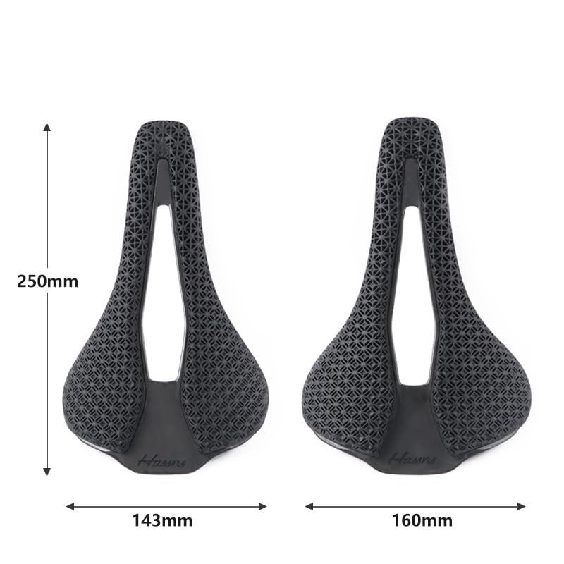 Sillin MTB Sillín de Bicicleta con impresión 3D, sillín montaña, Asiento Carreras, Banco Ciclismo Carbono