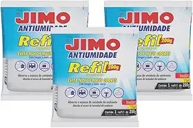 Kit Com 3 Anti Mofo Antiumidade Para O Aparelho Antiumidade Jimo 200g Desumidificador Para Controle de Umidade