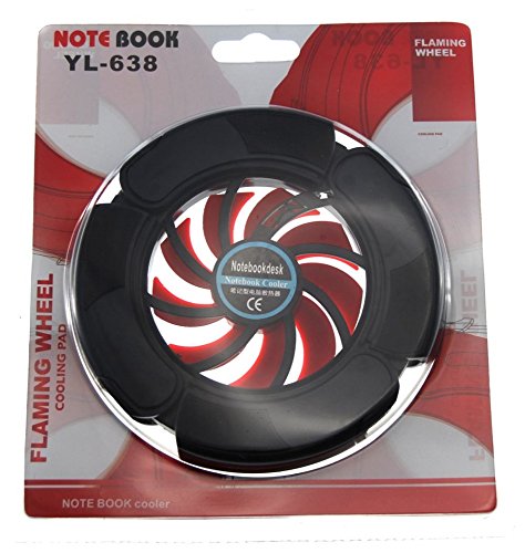 Base de Refrigeración para Portátil Universal Mod 638 Ventilador 80mm 500rpm 11dBA Silenciosa 130x130mm