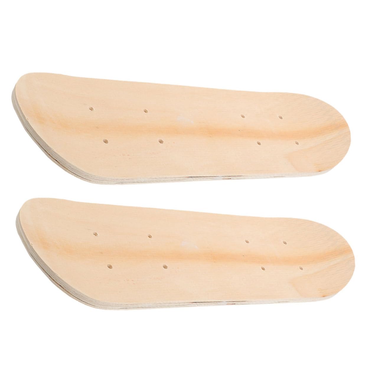 Toddmomy DIY Skateboard Parts 2pcs Wood Skateboard Deck Blank for Graffiti 23.6 Inches Boys and Girls Creative