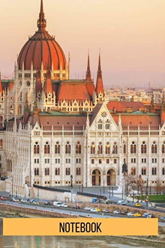 Budapest Notebook: blank lined composition journal