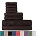 Produktbild Welhome Aus 100% Baumwolle 8 Stück Tuchsatz (Schokolade); 2 Badetücher, 2 Handtücher und Waschlappen 4, maschinenwaschbar