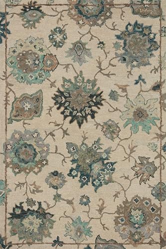 Image of Hand Tufted Premium Rug Premium Wool Carpet for Living Room Bedroom and Hall Size 4x6 Feet Color Multi