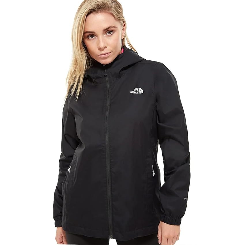 The North Face NF00A8BAKU1 W QUEST JACKET - EU Giacca Donna Black-Foil Grey Taglia M