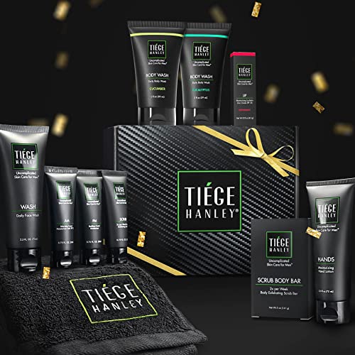 Tiege Hanley Men's Skin Care Mega Gift Box | 10 products | 5 Facial Care | 2 Body Wash | 1 Bar Soap, Hand Lotion, and a… - Image 7