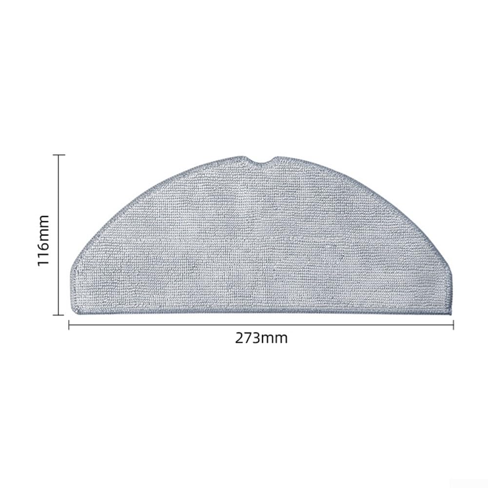 Lot De 4 Ou 10 Serpillères De Rechange Pour Robot Aspirateur Lubluelu L20 - Microfibre, Compatible Aussi ForHoniture V8
