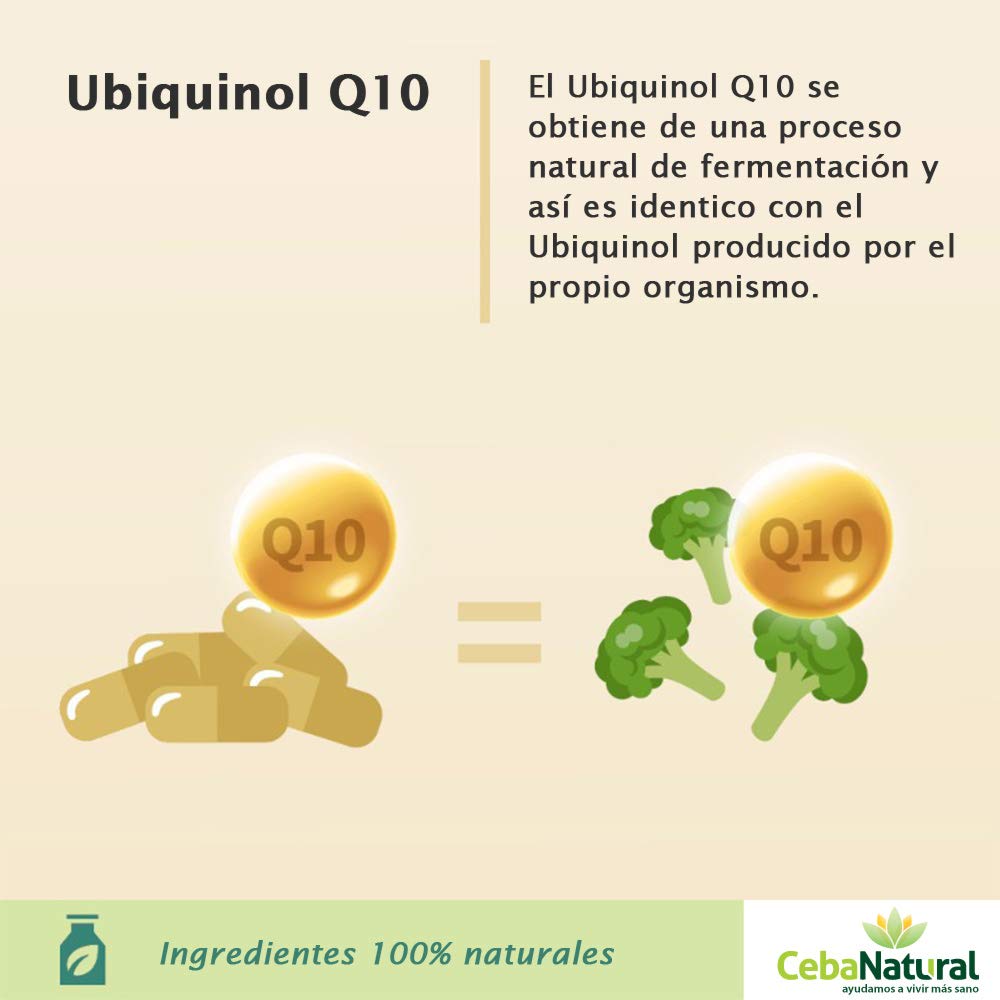 Ubiquinol 100mg - 75 Cápsulas (Kaneka QH CoQ10 bio-activo) - Entrega Gratis