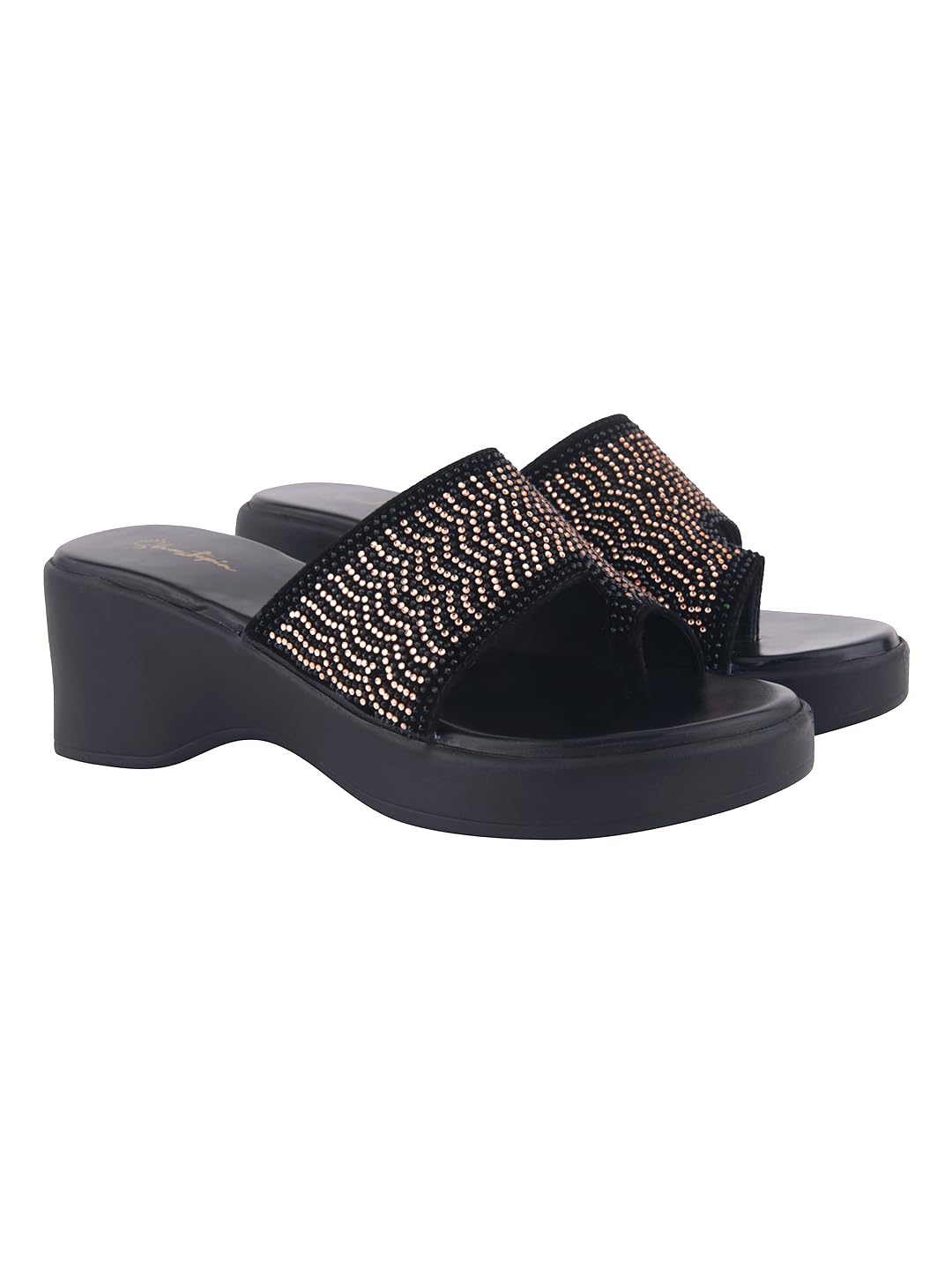 Women's Wedge Heel Sandals | Open Toe Slip-On Sandals with Lightweight Sole | Casual Daily & Outdoor Comfort Footwear-image-31