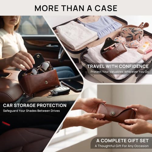 Image of SUNGAIT Premium Vintage Round Sunglasses for Women Men Classic Retro Style