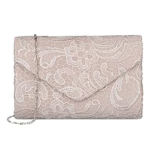 Adoranda Elegante Bloemen Kant Avondtassen Envelop Koppeling Portemonnees Bruiloft Bruids Prom Handtassen