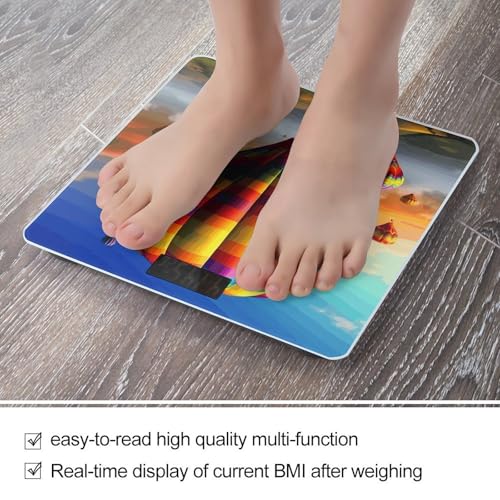 Báscula digital de vidrio templado para baño 400lb miniatura 5