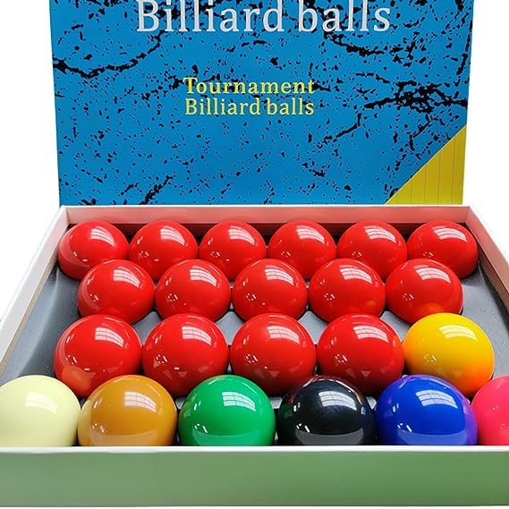 KBA Snooker Balls Set (Set of 22 Balls) - 2+1⁄16 in (52.5MM) Per Ball ...