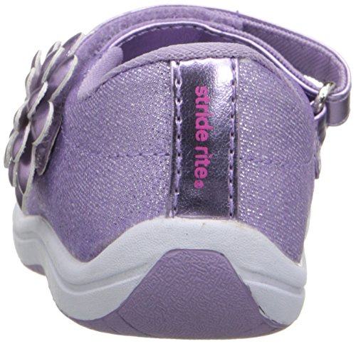 Stride Rite Haylie Mary Jane (Toddler/Little Kid), Silver, 8 Toddler2