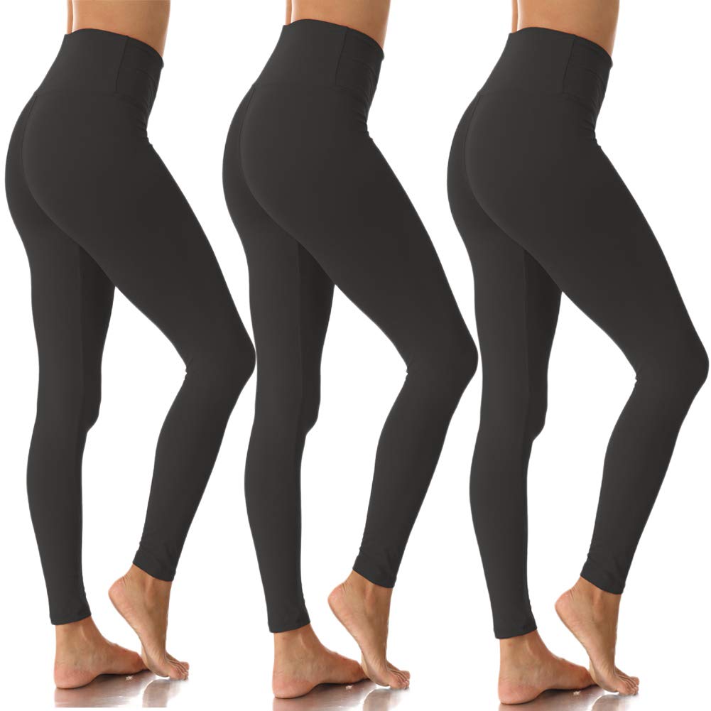 ZOOSIXX High Waisted Leggings for Women-Tummy Control and Elastic Opaque Slim Pants for Runing Yoga Workout
