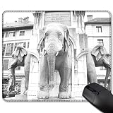 France Chambery Tapis de souris antidérapant en caoutchouc imperméable avec bord cousu