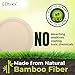 Dtocs Bamboo Fiber Plates 9 Inch Round (50) | Bamboo Plate Disposable Dinnerware Set for Party, BBQ, Dinner, Serving Platters, Charcuterie Boards | Sustainable Alternate to Plastic, Wood, Paper Plates 7