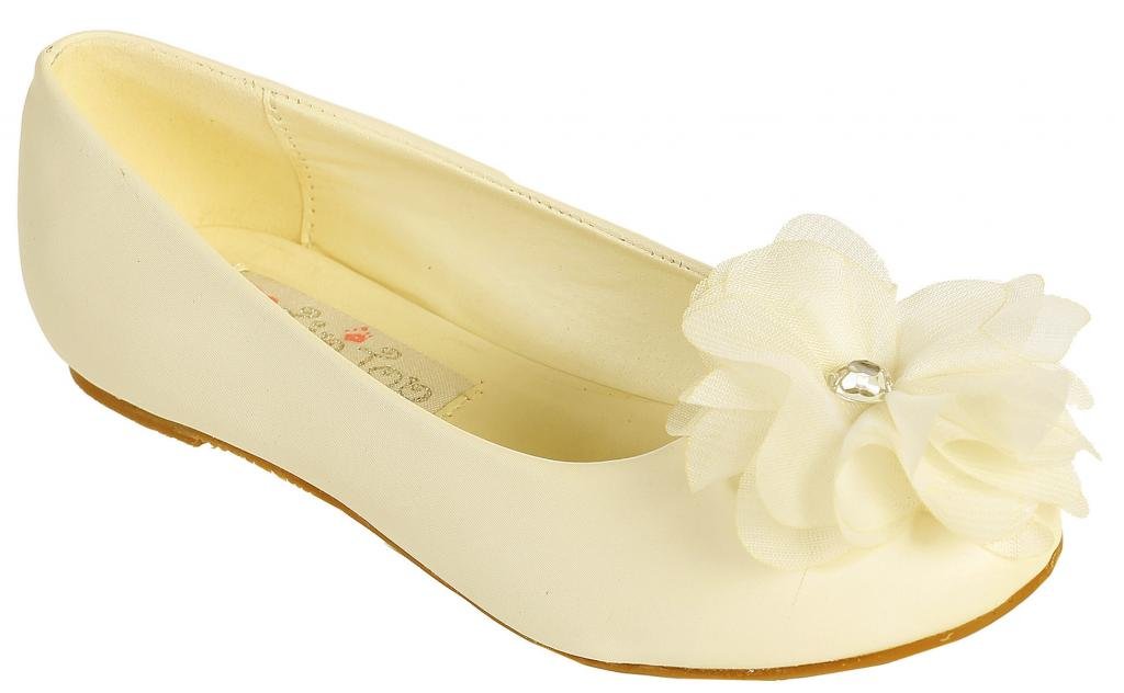 iGirlDress Patent Leather Party Shoes Ivory Size 13