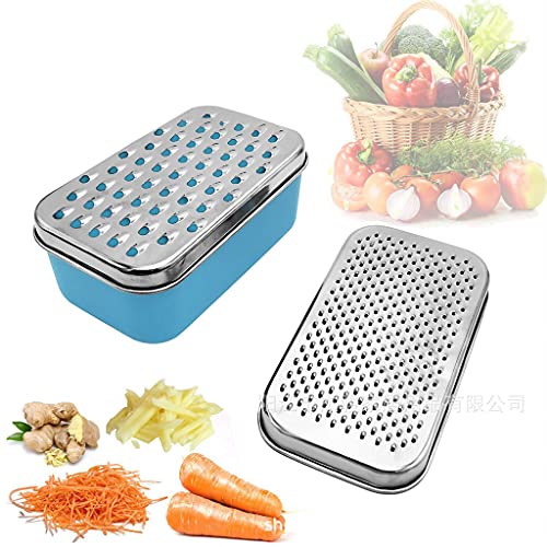 Rallador de queso con contenedor de almacenamiento miniatura 2