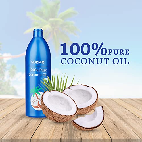 Amazon Brand - Solimo 100% Pure Coconut Oil, 1 L - Image 2