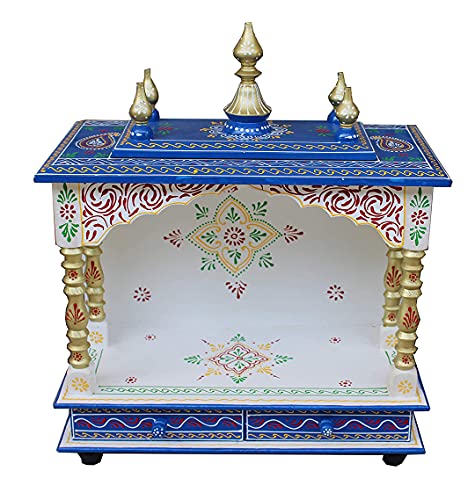 Temple ethnique du Rajasthani en bois fait main Royal Kurta, le cadeau spirituel idéal et unique