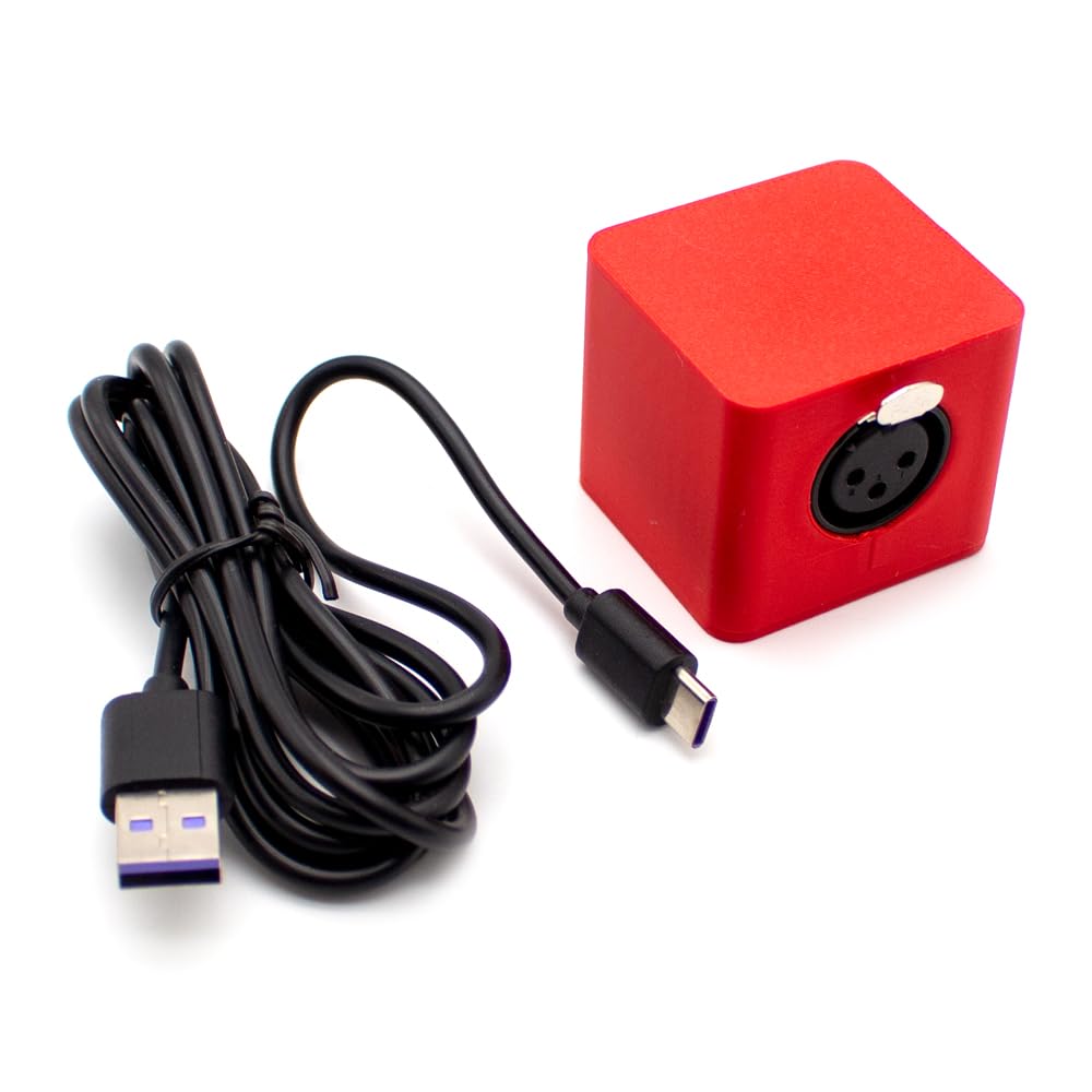Convertidor MIDI a DMX, USB-C, Tamaño Compacto para Control de Iluminación DMX