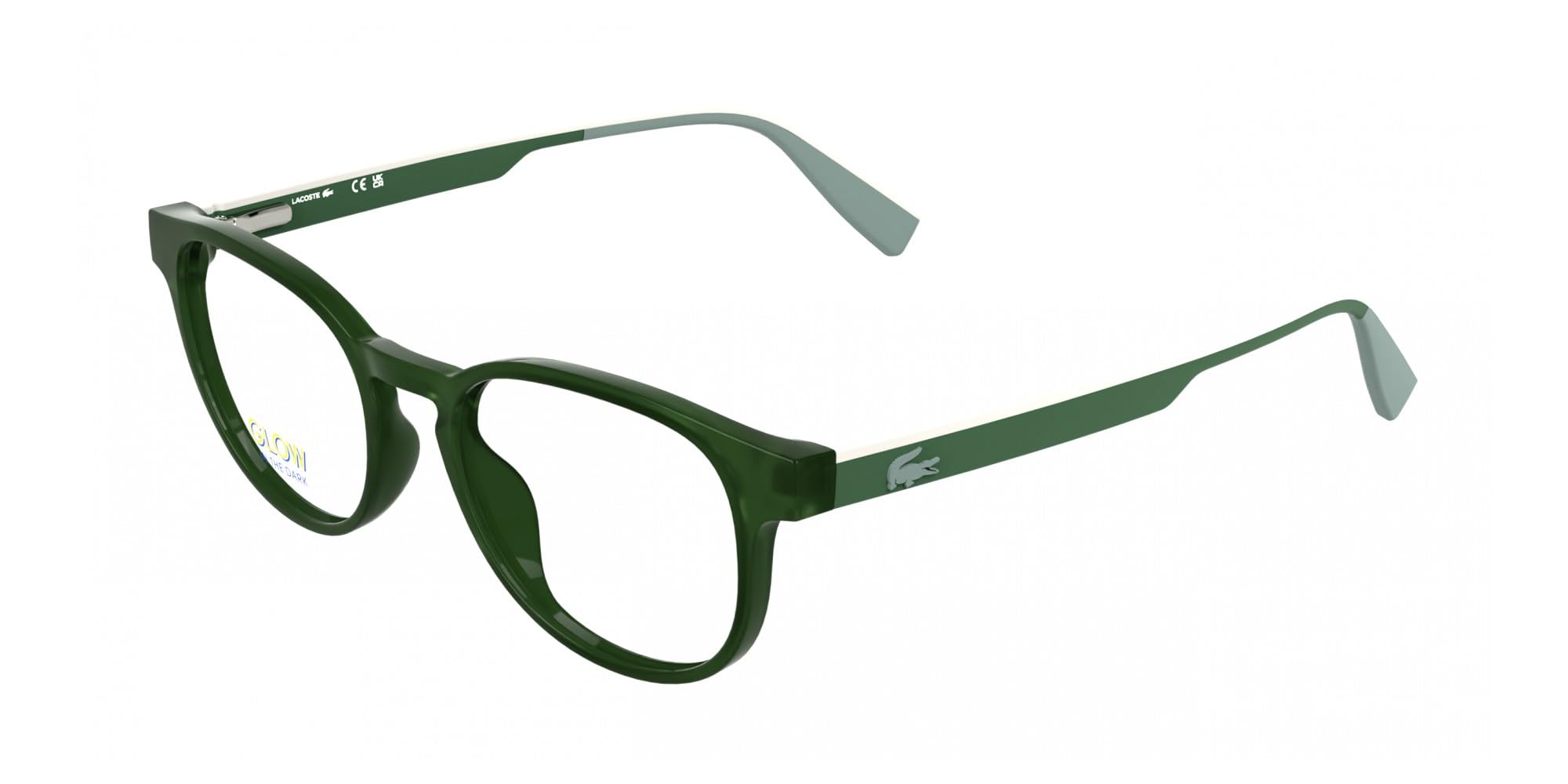 Lacoste L3666 317 PRZEZROCZYSTY KHAKI LUMI 47/17/135 Ramka na okulary dla dzieci