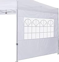 Vista 42 de COOSHADE Instant Canopy SunWall - Toldo de pared lateral de 10 x 10 pies para tienda de campaña desplegable, paquete de 1 pared lateral, color azul