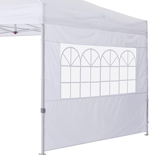 Miniatura 42 de COOSHADE Instant Canopy SunWall - Toldo de pared lateral de 10 x 10 pies para tienda de campaña desplegable, paquete de 1 pared lateral, color azul