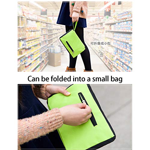 MELAG Einkaufstrolley Einkaufswagen Shopping Trolley Faltbox 2Pack Tugboat Bag Folding Supermarkt Lebensmittelwagen… – Bild 7