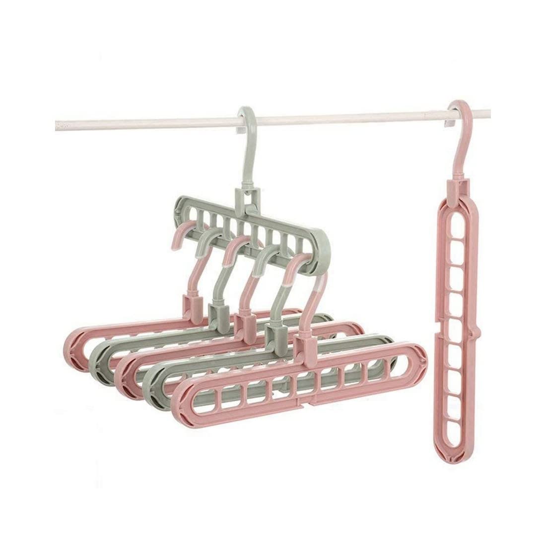 Minto Store Plastic New Foldable Hanger (Multi)