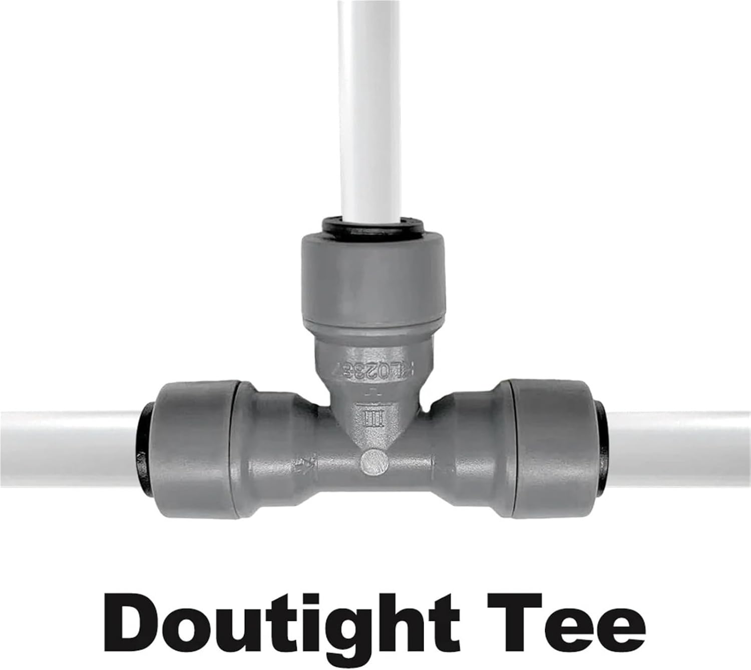 Duotight Plastic Quick Connect Pipe Hose Connector Push in Fitting 8mm (5/16) Tee Piece Beer Brewing Homebrew Parts