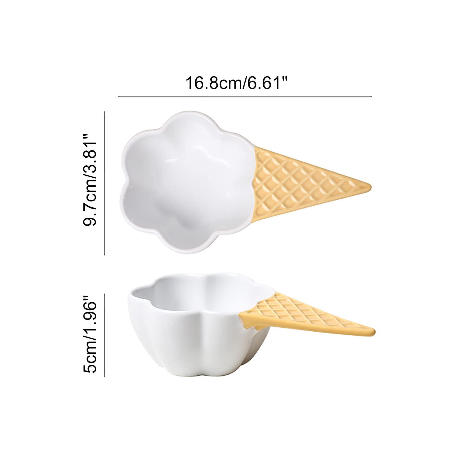 Cuencos de Helado de Cerámica Multicolor con Patas, Copas de Postre para Helados, Batidos, Parfaits, Sundaes y Más (Rosa)