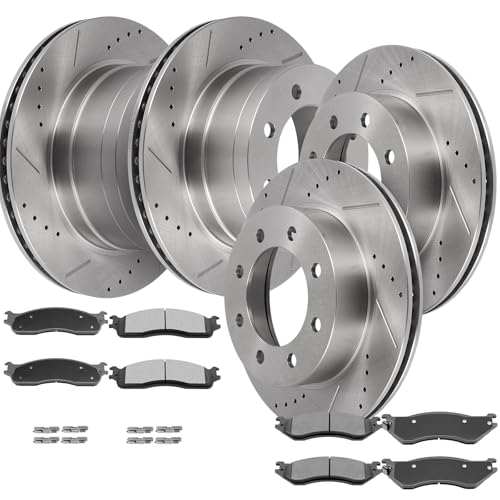 Image of SCITOO Brake Kits Front Rear Brake Rotors Brake Pad:53012;53011;D965;D702