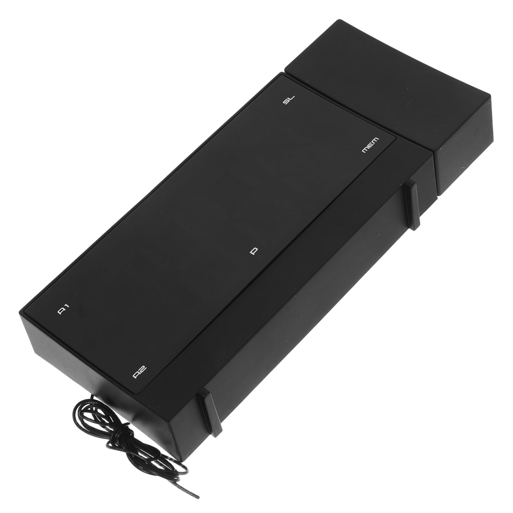Reloj Despertador Multifunción con Proyección LED Negro, Pantalla Grande y Ángulo Ajustable Diseño Decorativo para Dormitorio