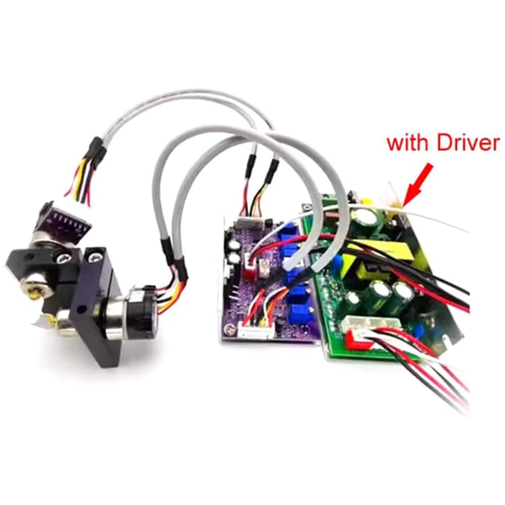 Animation 3D Scène Lumière Laser 15Khz Laser Galvanomètre Miroir Vibrateur Lentille DIY (Galvo with Power Supply)