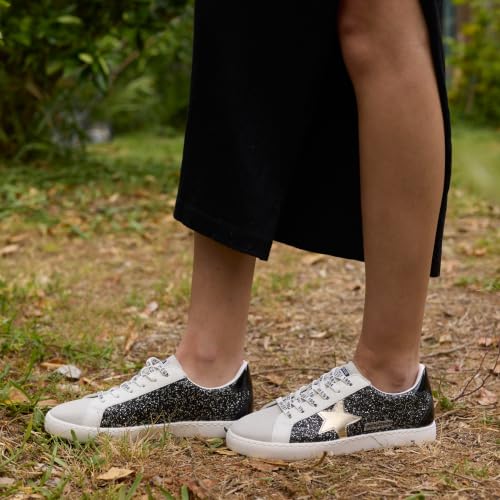 Image of VINTAGE HAVANA Women's Fashion Sneakers | Casual Lace up Low Top Tennis Shoes | Cute Trendy Dressy Sneakers
