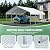 RITERYIFER Heavy Duty 10x20 FT Carport - Galvanized Steel Metal Carport for 2 Cars, Lean-to Canopy Kit, Multi-Use Outdoor Protection Tent for Vehicle, Boat, Tractor & Storage Shelter
