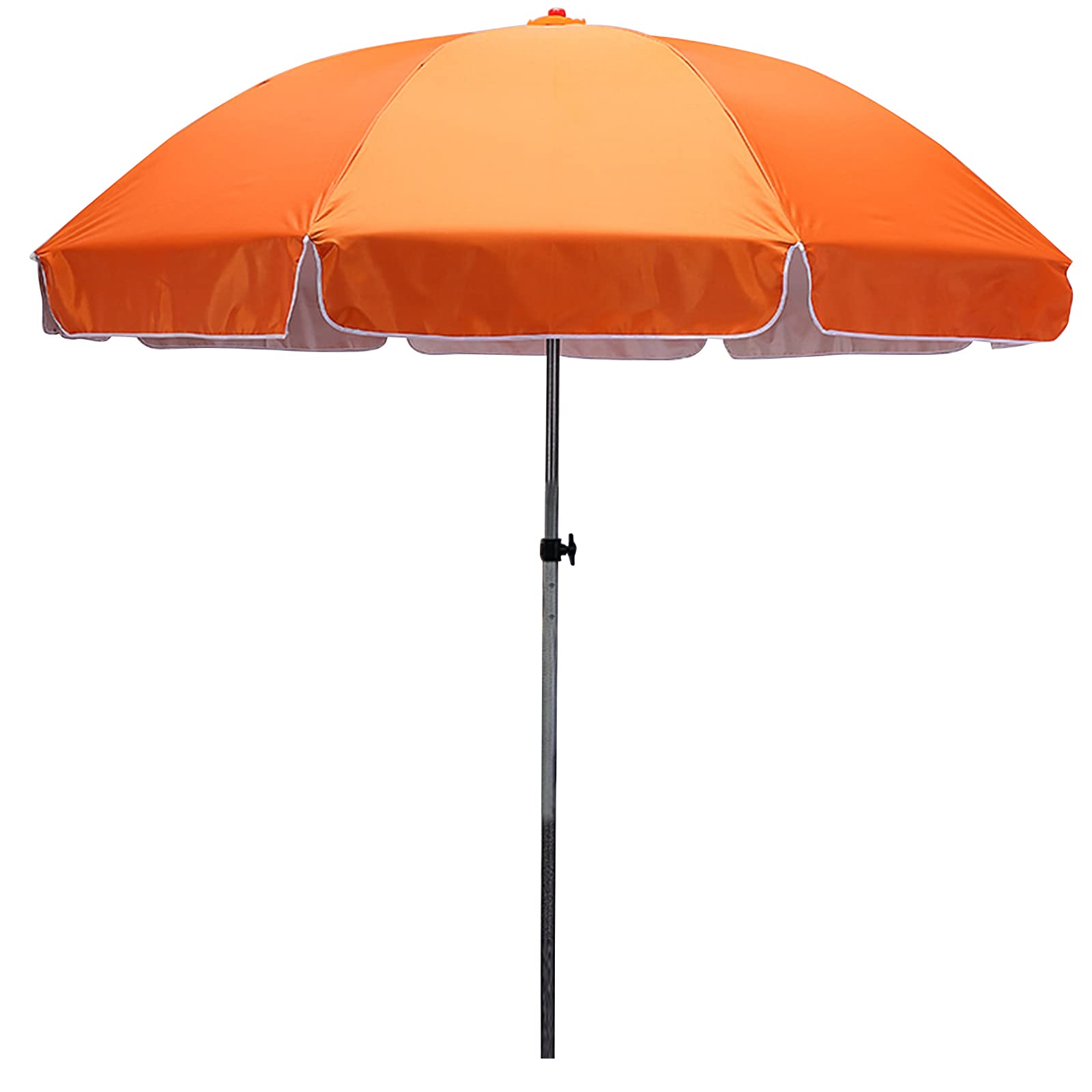 WDSOPK Outdoor Umbrella,Patio Umbrella,Table Market Umbrella,Market Yard Umbrella,for Garden, Deck, Backyard, Pool And Beach,Orange-2.4m/94in
