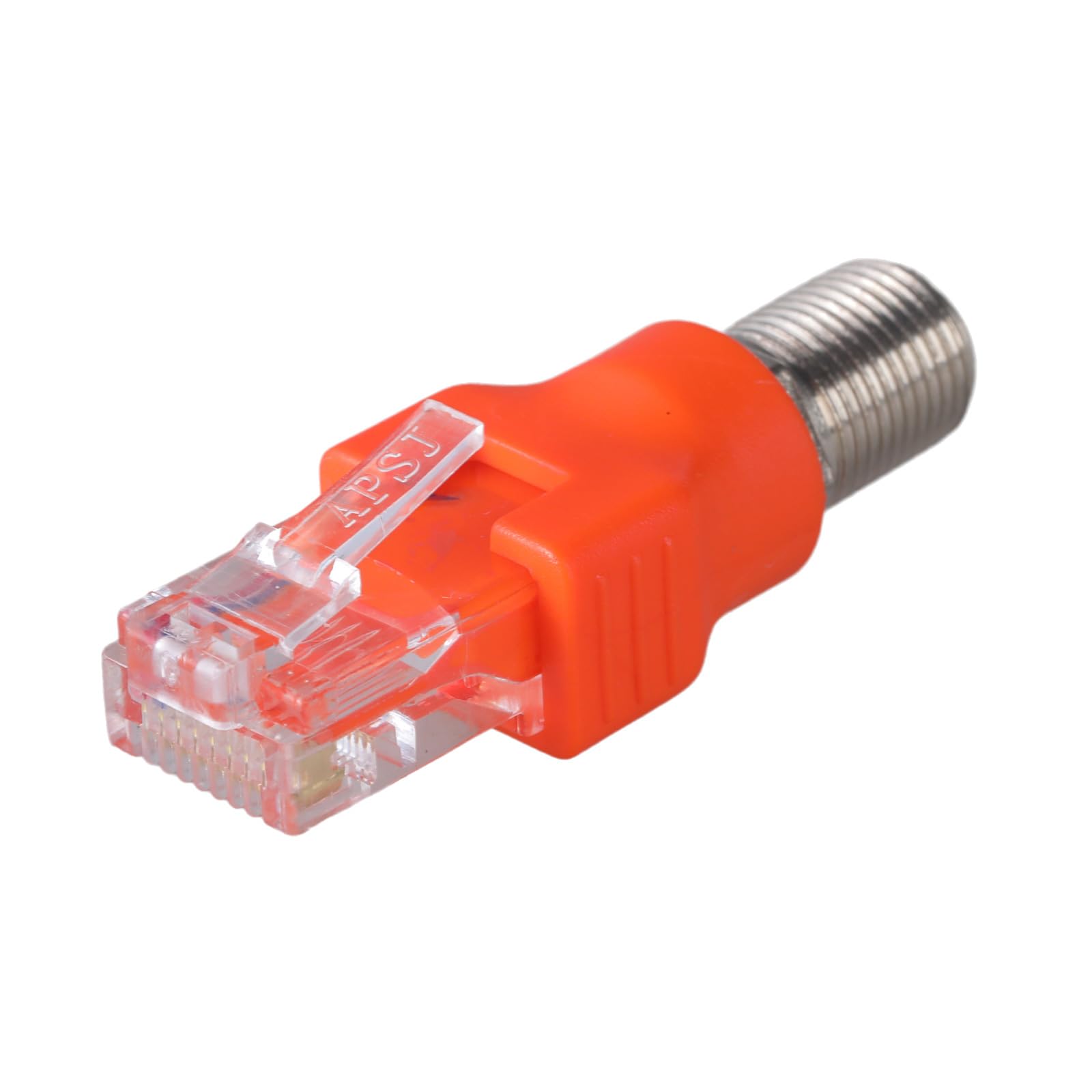 KAHDGSS Ftype Female To RJ45 Male Ethernet Coaxial Coupler Adapters For Line Tester Equipment